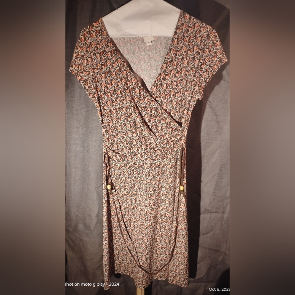 Merona Womens Size S Brown NWT Sleeveless Summer Dress P3260